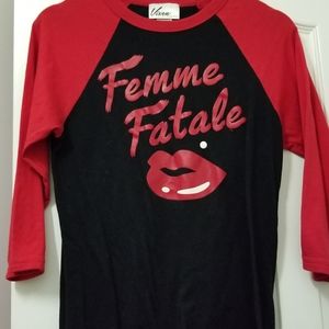 Vixen Femme Fatale Raglan shirt